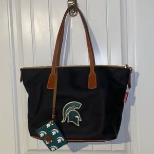 MSU Spartans nylon tote